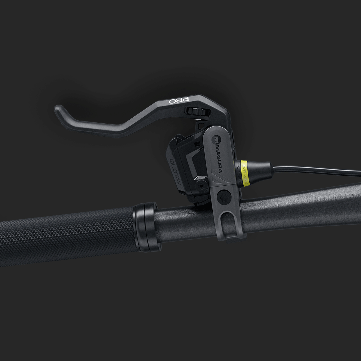 MAGURA Gustav Pro with parallel hose routing for a clean design.