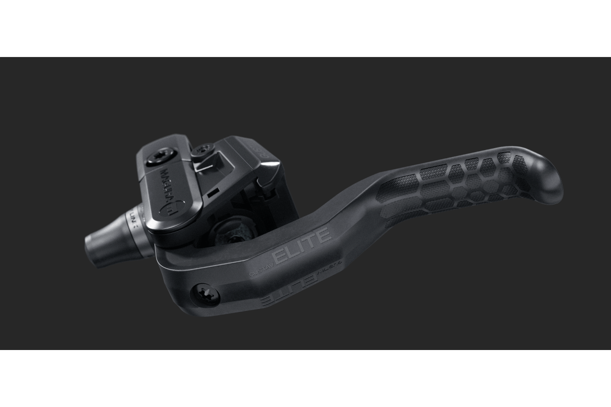 MAGURA Gustav Elite brake lever made of Carbotecture with textured design.