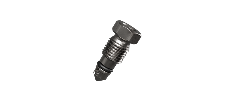 bleeding valve caliper