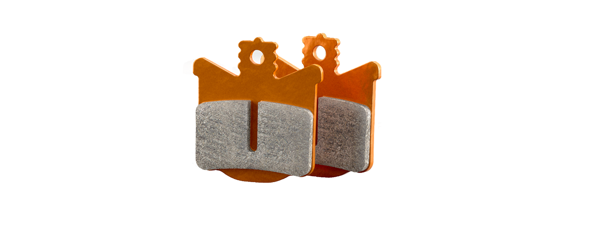Two MAGURA MDP 10 disc brake pads , front and rear visible.